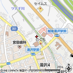 湯沢町商工会周辺の地図