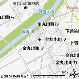 石川県羽咋市金丸出町ヲ周辺の地図