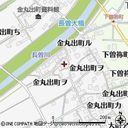 石川県羽咋市金丸出町り周辺の地図