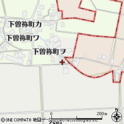 石川県羽咋市大町ヨ周辺の地図