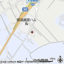 栃木県那須塩原市上大塚新田3周辺の地図