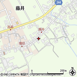 石川県鹿島郡中能登町藤井ニ12周辺の地図