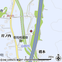 福島県いわき市山田町橋本周辺の地図