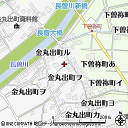 石川県羽咋市金丸出町ル周辺の地図