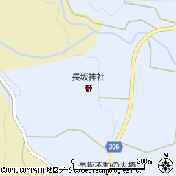 長坂神社周辺の地図