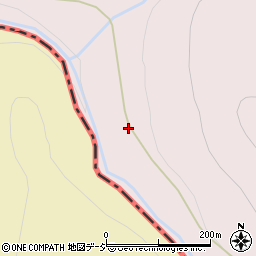 段小屋坂周辺の地図