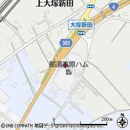 栃木県那須塩原市上大塚新田28-2周辺の地図