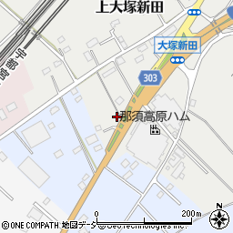 栃木県那須塩原市上大塚新田34周辺の地図
