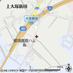 栃木県那須塩原市上大塚新田63周辺の地図