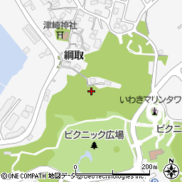 福島県いわき市小名浜下神白綱取周辺の地図