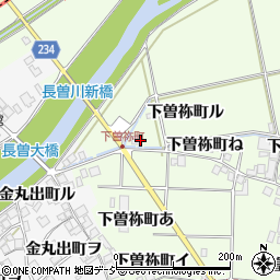 石川県羽咋市下曽祢町ろ周辺の地図