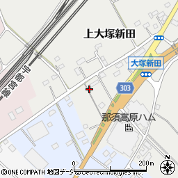 栃木県那須塩原市上大塚新田31周辺の地図