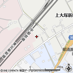 栃木県那須塩原市上大塚新田40周辺の地図