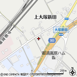 栃木県那須塩原市上大塚新田31-1周辺の地図