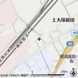 栃木県那須塩原市上大塚新田43周辺の地図