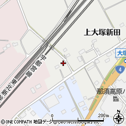 栃木県那須塩原市上大塚新田43周辺の地図