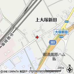 栃木県那須塩原市上大塚新田49周辺の地図