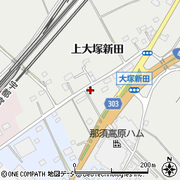 栃木県那須塩原市上大塚新田30周辺の地図