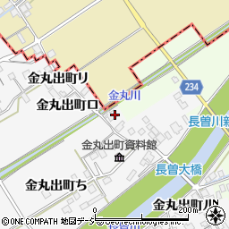 石川県羽咋市金丸出町チ周辺の地図