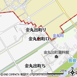 石川県羽咋市金丸出町ロ182周辺の地図