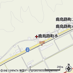 石川県羽咋市鹿島路町ヘ周辺の地図