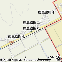 石川県羽咋市鹿島路町ハ周辺の地図
