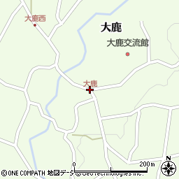 大鹿周辺の地図