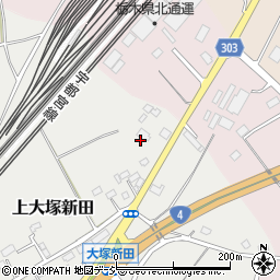 栃木県那須塩原市上大塚新田69-13周辺の地図
