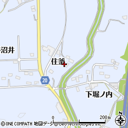 福島県いわき市山田町住釜周辺の地図