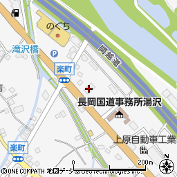 セブンイレブン湯沢楽町店周辺の地図
