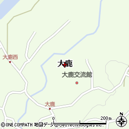 新潟県妙高市大鹿周辺の地図