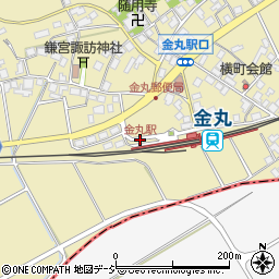 金丸駅周辺の地図