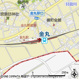 金丸駅周辺の地図