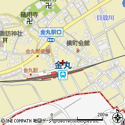 北國新聞金丸販売所周辺の地図