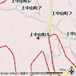 石川県羽咋市上中山町ル88周辺の地図