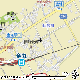 石川県鹿島郡中能登町金丸1251周辺の地図