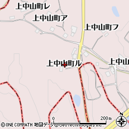 石川県羽咋市上中山町ル周辺の地図