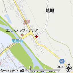 栃木県那須塩原市越堀59周辺の地図