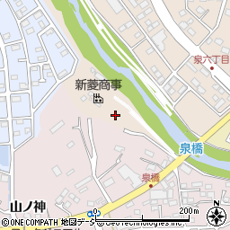 新菱商事株式会社　磐城工場周辺の地図