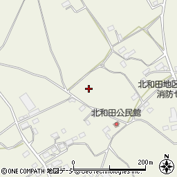 栃木県那須塩原市北和田周辺の地図