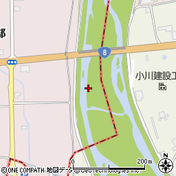 新小川橋周辺の地図