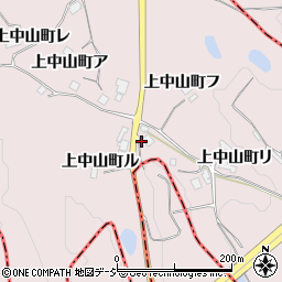 石川県羽咋市上中山町ヌ周辺の地図