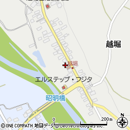 栃木県那須塩原市越堀136-2周辺の地図