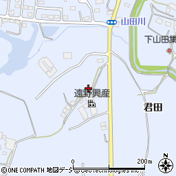 遠野興産株式会社　山田第一工場周辺の地図
