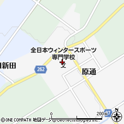 新潟県妙高市原通周辺の地図