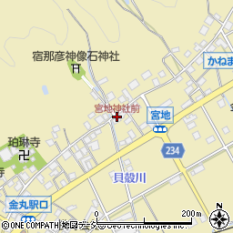 宮地神社前周辺の地図