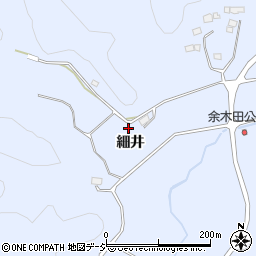 福島県いわき市山田町細井周辺の地図