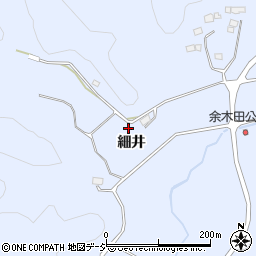 福島県いわき市山田町（細井）周辺の地図