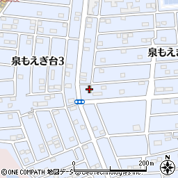 セブンイレブンいわき泉もえぎ台店周辺の地図