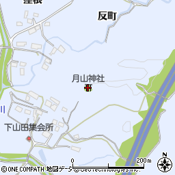 月山神社周辺の地図